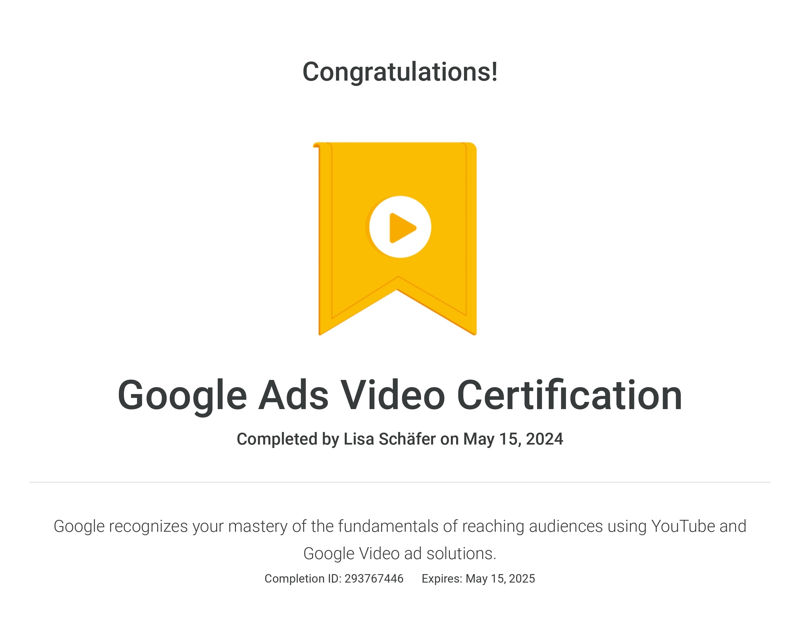 Google Ads Video