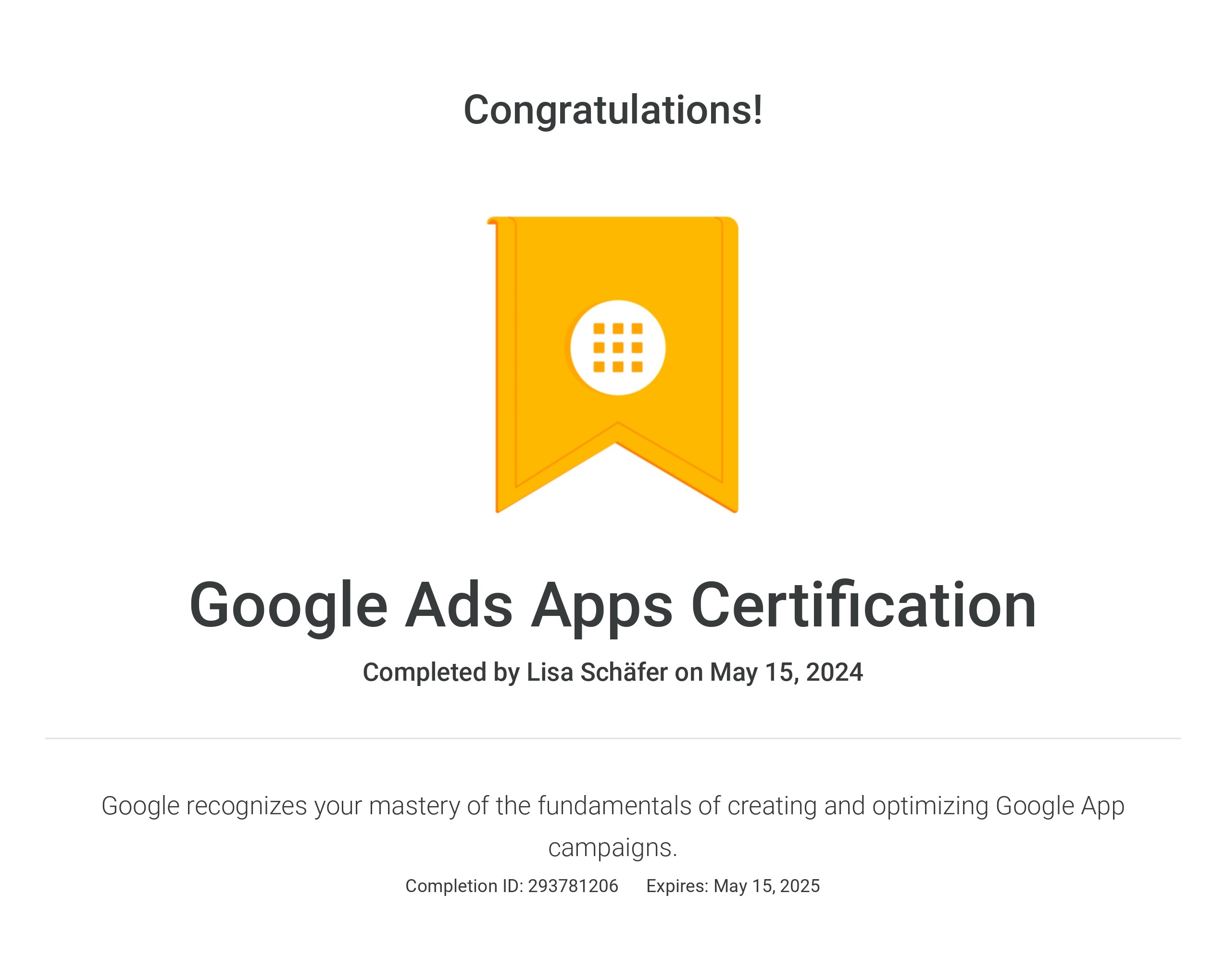 Google Ads App